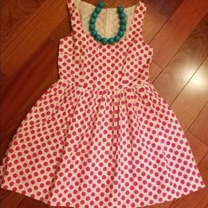 Delia’s Red and Cream Polka Dot Dress